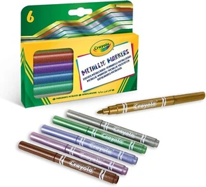 Crayola Metallic Markers 6pk - Picture 1 of 7