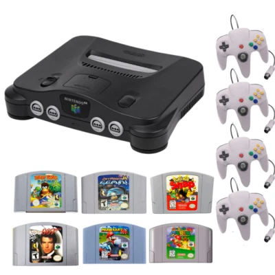 Nintendo 64 N64 Console Bundle System You Choose! 1-4 Controllers + Games Mario - Image 1 of 4