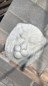 Handmade Large and Heavy Lion Head Wall Sculpture - Picture 1 of 3