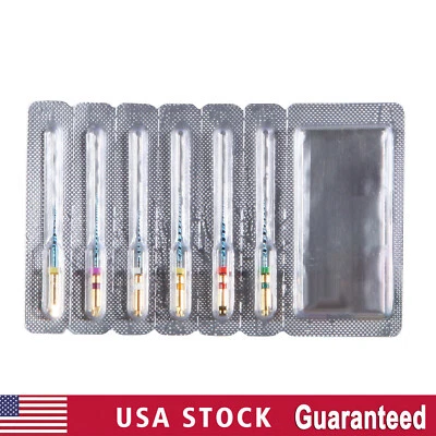 Стоматологические NiTi супер вращающиеся пилки для эндодонтического эндо моторного корневого канала 25 мм 6 шт. - Изображение 1 из 4