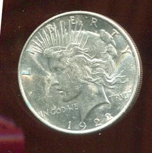 1922 PEACE DOLLAR GEM BU (V934) Eye-Appealing - Picture 1 of 2