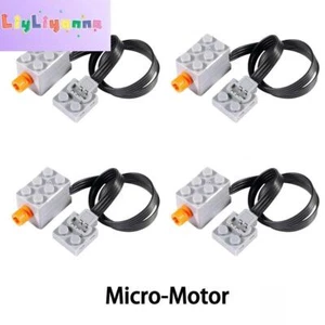 Micromotores 4 piezas para modelos MOC, compatibles con sistemas de alimentación de bloques de construcción - Imagen 1 de 3