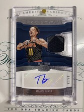 2018-19 DOMINION ROOKIE Showcase /49 TRAE YOUNG RC RPA Auto Patch Rookie RARE!