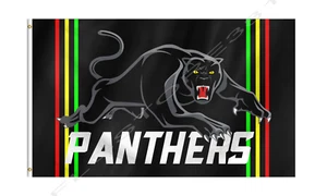 Nrl Penrith Panthers Flagge Banner 3 x 5 Fuß Sydney Rugby Fans - Bild 1 von 2