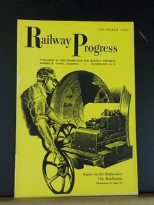 Vendedores de boletos Railway Progress 1949 Noviembre Es divertido viajar en tren i - Imagen 1 de 2