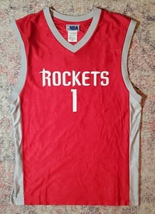 Vintage Houston Rockets Tracy McGrady Red/Gray Jersey-Men's Size M-VGC - Picture 1 of 14