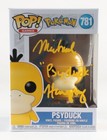 Michael Haigney Psyduck Pokemon Games #781 Signed Funko Pop PSA E3