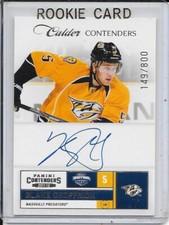 2011-12 Panini Contenders Blake Geoffrion Rookie Auto # 230 #d/800