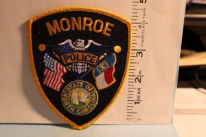 police patch   MONROE POLICE NORTH CAROLINA - Picture 1 of 1