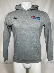 FC Manchester United Cotton Gray Pullover Hoodie Youth XL 13-14 - Picture 1 of 11
