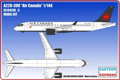 Eastern Express 1/144 Airbus A220-300 Air Canada Civil Airliner - Image 1 of 4