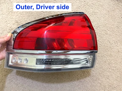2011 - 2015 Lincoln MKX Driver Left Side Outer Taillight Brake Stop Lamp OEM - Imagem 1 de 4