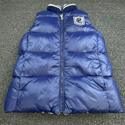 Polo Ralph Lauren Kids Down Reversible Puffer Vest Navy White size Small - Image 1 of 4