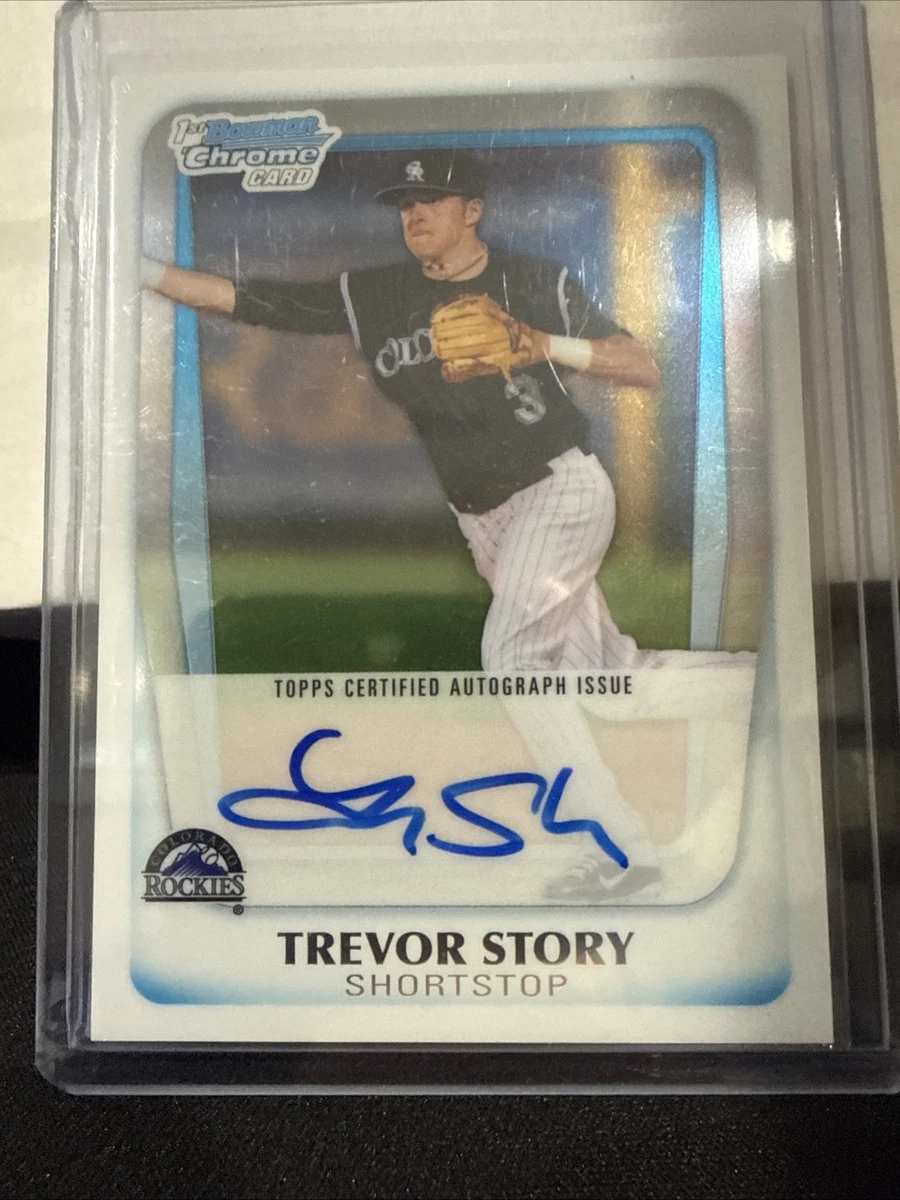 Bowman Trevor Story Baseball Trading Cards & Accessories for sale