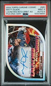 2024 Topps Chrome Cosmic Launched Into Orbit Autographs Matt Olson #MO PSA 9/9 - Bild 1 von 2
