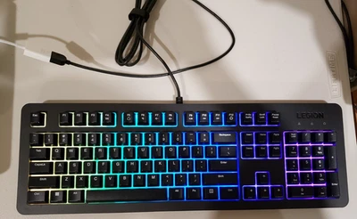 Lenovo Legion K310 RGB Gaming Keyboard Model: KW373U / Black / 5V 400mA - Image 1 of 3