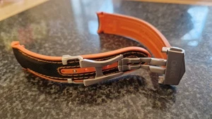 OMEGA Rubber Strap 098000382 for Seamaster Planet Ocean 22/20mm - Picture 1 of 5