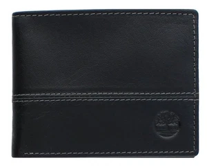 Herren Leder Passcase dreifach faltbare Geldbörse Hybrid, schwarz, Einheitsgröße - Bild 1 von 6