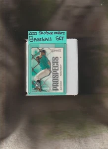2000 SKYBOX IMPACT BASEBALL COMPLETE HAND COLLATED 200-CARD SET W/J.BECKETT - Picture 1 of 1