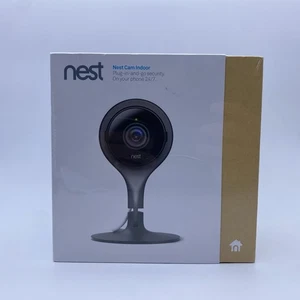 Google Nest Cam Indoor Security Wi-Fi Camera Model A0005 Black - Brand New - Picture 1 of 6