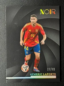 2024-25 Panini NOIR Soccer AYMERIC LAPORTE 27/49#Z - Picture 1 of 2