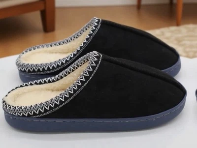 NWT Size 8 Tasman Style Slippers Womens Men Fleece Lined Mule Slippers - Image 1 of 3