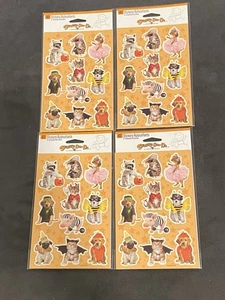 American Greetings Haustiere in Kostümen Halloween Aufkleber Set 4 Packungen à 40 Neu - Bild 1 von 3