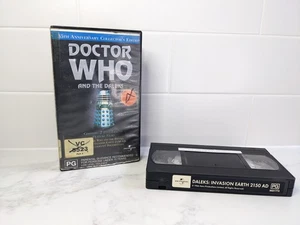 Doctor Who and the Daleks Invasion Earth 2150 AD VHS Cinta de Video Clásica Ciencia Ficción - Imagen 1 de 3