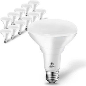Energetic 12-Pack BR30 Dimmable LED Flood Light Bulbs 11W=75W 5000K Daylight - Picture 1 of 12