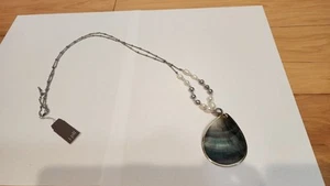 Collana con ciondolo madreperla J. Jill nuova con etichetta - Foto 1 di 4