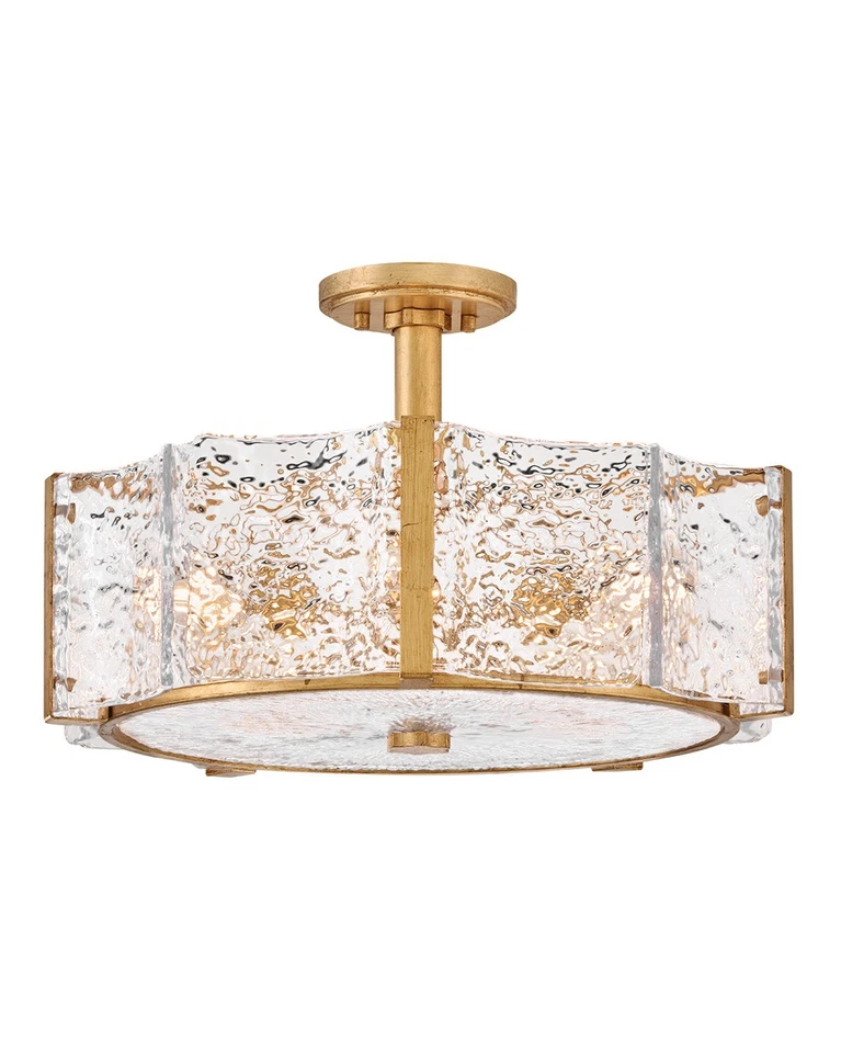 Fredrick Ramond FR41603 Florian 5 luces 21" W techo semi-enjuagado - latón Foto 1 de 1