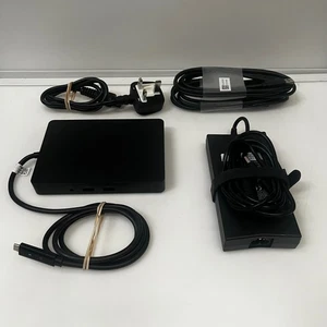 Stacja dokująca do laptopa Dell WD15 USB-C z zasilaczem 130W K17a 5Fddv i kablami - Zdjęcie 1 z 3