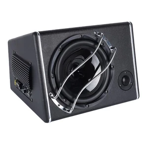 10" 3800W Auto Aktiv Subwoofer Bassbox mit Verstärker KFZ Untersitz Lautsprecher - Bild 1 von 14