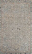 Semi-Antique Rug 5x8 ft. Distressed Traditional Hand-Knotted Wool Area Carpet