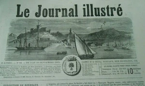 Gravure 1865 - Vue de Porquerolles Frontispice - Picture 1 of 1