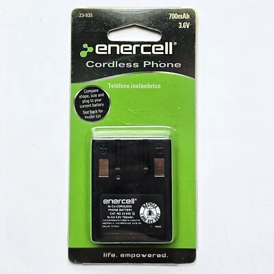 Batería de Teléfono Inalámbrico Enercell 700mAh 3.6V Ni-Cd 23-935 NUEVA Foto 1 de 4