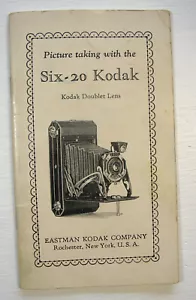 Original 30 Page Manual/Instruction Booklet for 1930’s SIX-20 KODAK Camera, EX - Picture 1 of 4