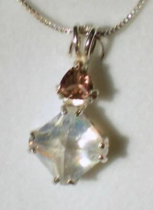 Angel Aura Quartz Mini Magician Stone with Pink Tourmaline j3225 - Picture 1 of 6