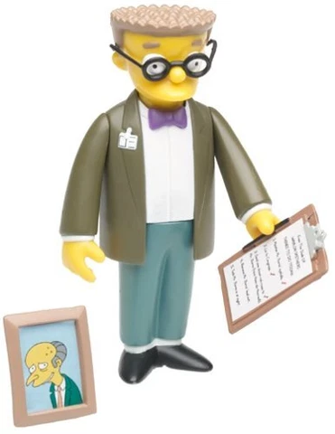 The Simpsons Wave 2 Action Figure Smithers Cover