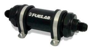 Fuelab 82832-1 828 in-Line Kraftstofffilter Lang -8AN IN / Aus 6 Mikron Gfk - Bl - Bild 1 von 1