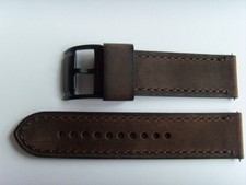 Fossile Original Spare Leather Wrist Band ME3127 Watch Strap Brown 24 MM