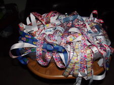 Mixed Bulk Lot of 25 Ribbon Scraps! Great for DIY Scrapbooking Hairbow Crafts