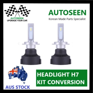 2x LED HEADLIGHT H7 BULB KIT CONVERSION 6000K 4800LM HIGH/LOW BEAM DC12V - Picture 1 of 8