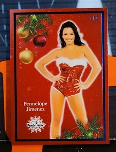 2021 BENCHWARMER HOLIDAY ** PENNELPE JIMENEZ ** PREMIUM BASE 1/2 BLUE FOIL - Picture 1 of 1