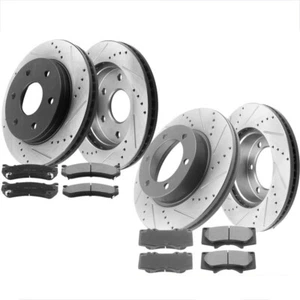 12"Front & 12.99"Rear Brake Rotor Pads for Escalade EXT Tahoe Yukon XL 1500 C13N - Picture 1 of 8