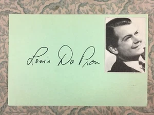 Louis DaPron - Funny Lady - He's My Guy - Autographed in 1985 - Picture 1 of 2