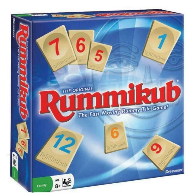 Pressman Rummikub Fast Moving Rummy Tile Game