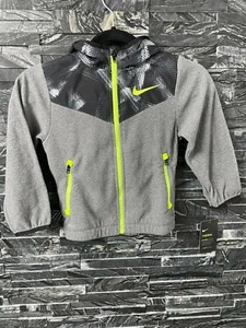 NEW Nike Therma Fit sweatshirt hoodie full zip up jacket 86C840-042 Youth size 4 - Picture 1 of 4