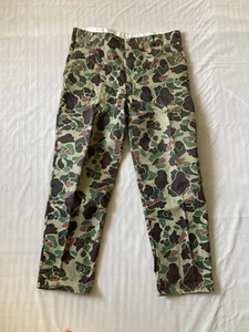 Vintage Black Sheep Duck Camo Pants Men Size 38x44 Military Style Hunting Green - Picture 1 of 20
