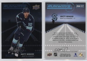 2022-23 Upper Deck Allure Runways Matty Beniers #RW-17 Rookie RC